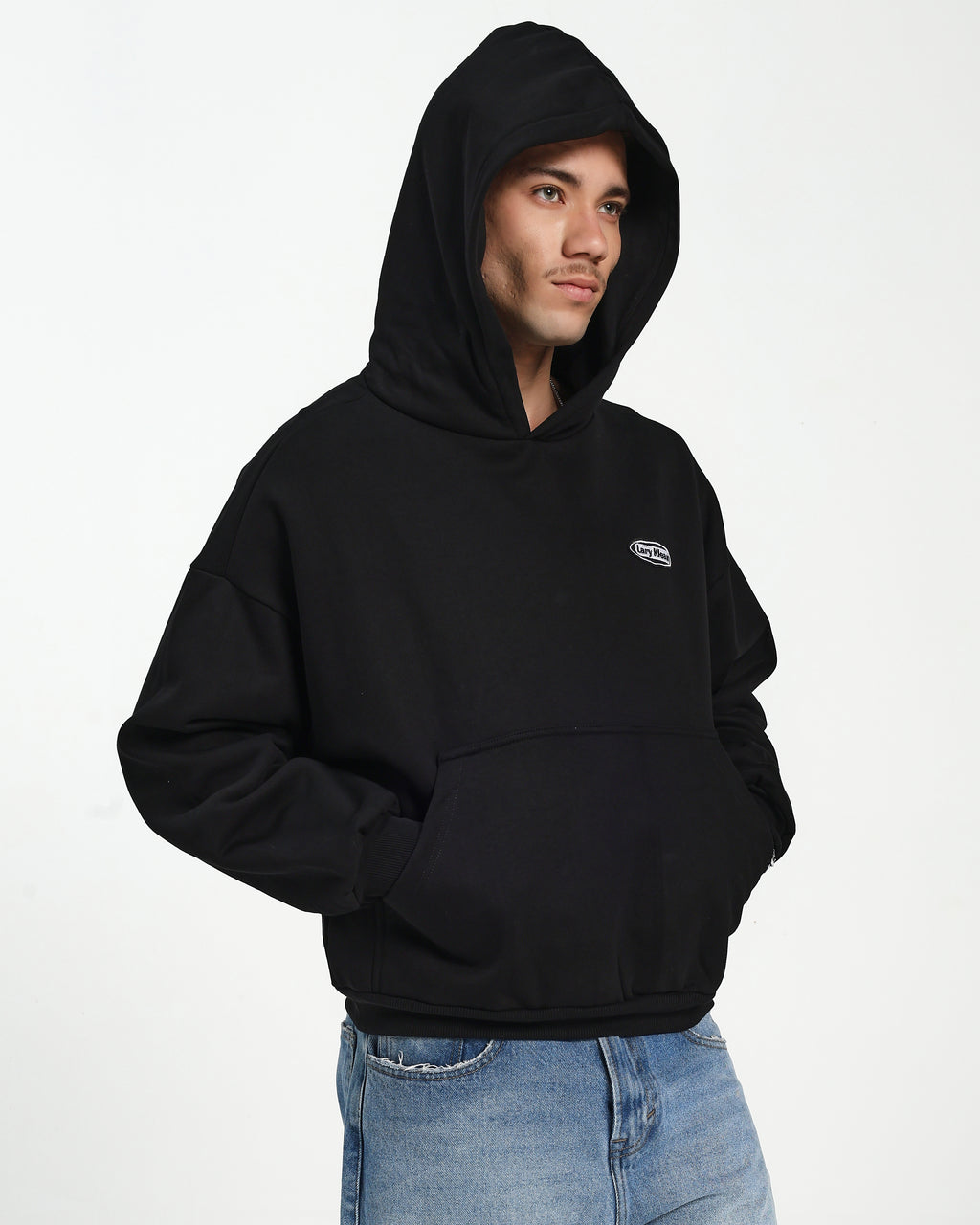 OVERSIZED HOODIE - BLACK