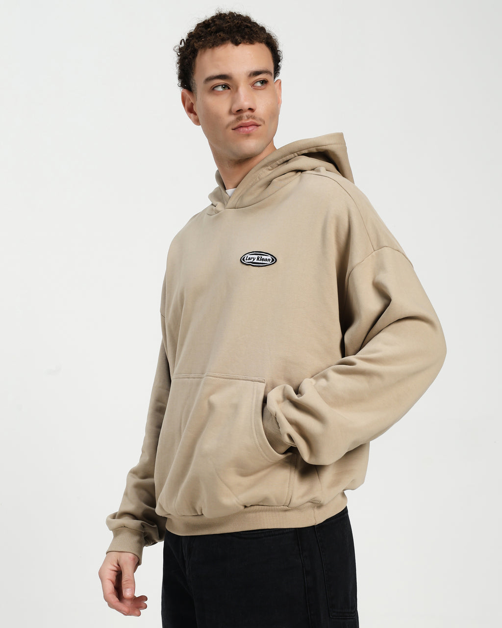 OVERSIZED HOODIE - BEIGE