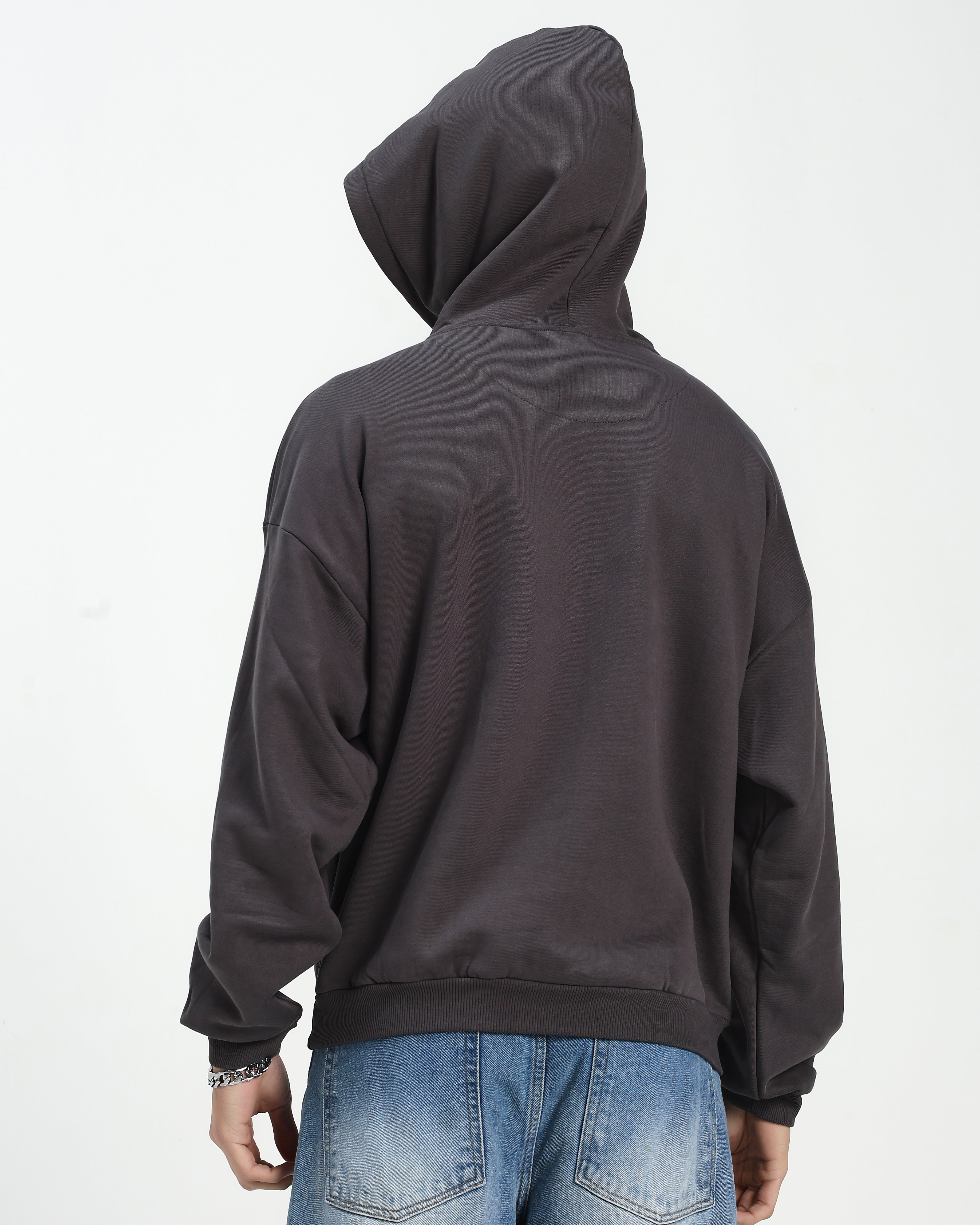OVERSIZED HOODIE - GREY