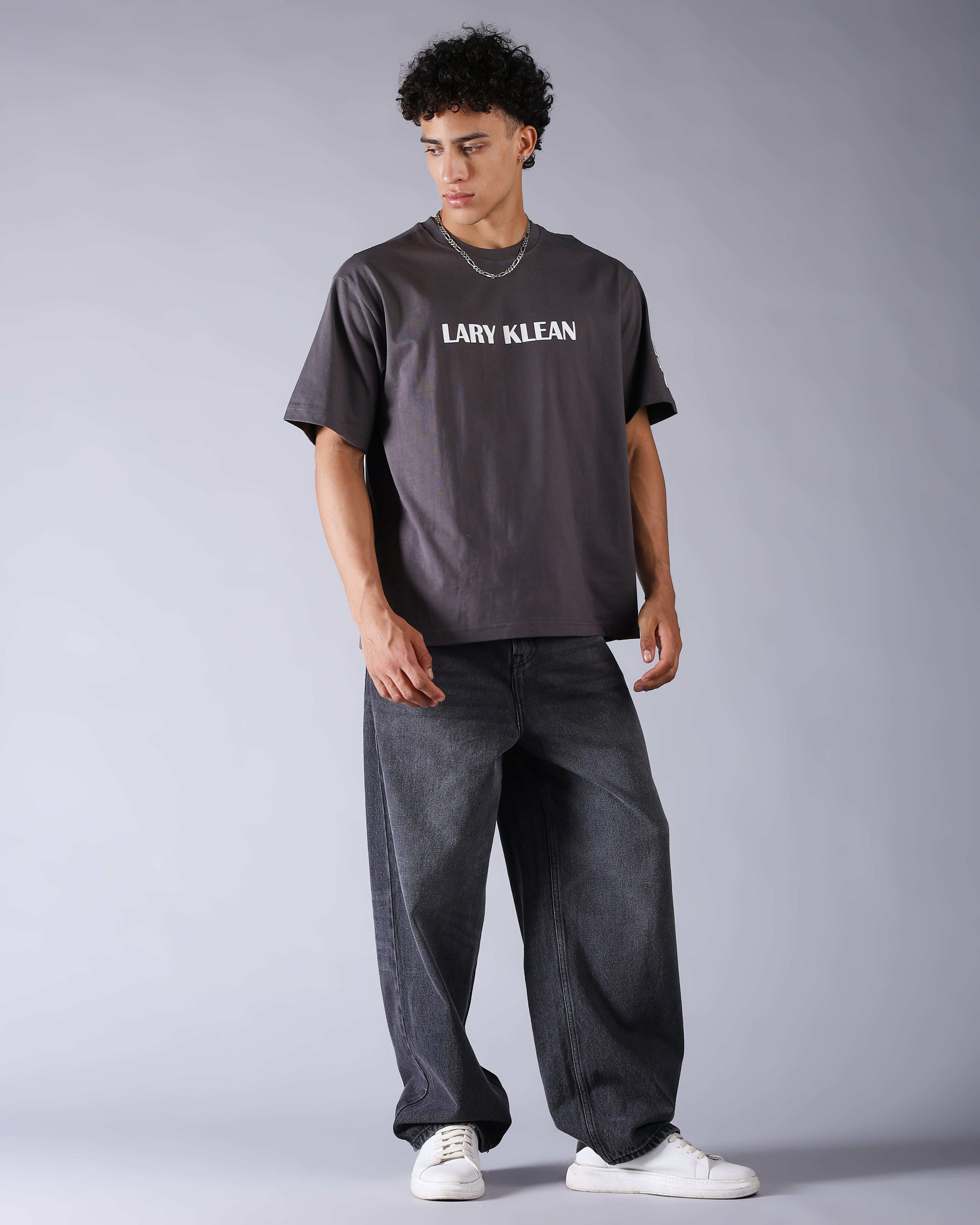 SHADOW BLACK DENIM BAGGY JEAN